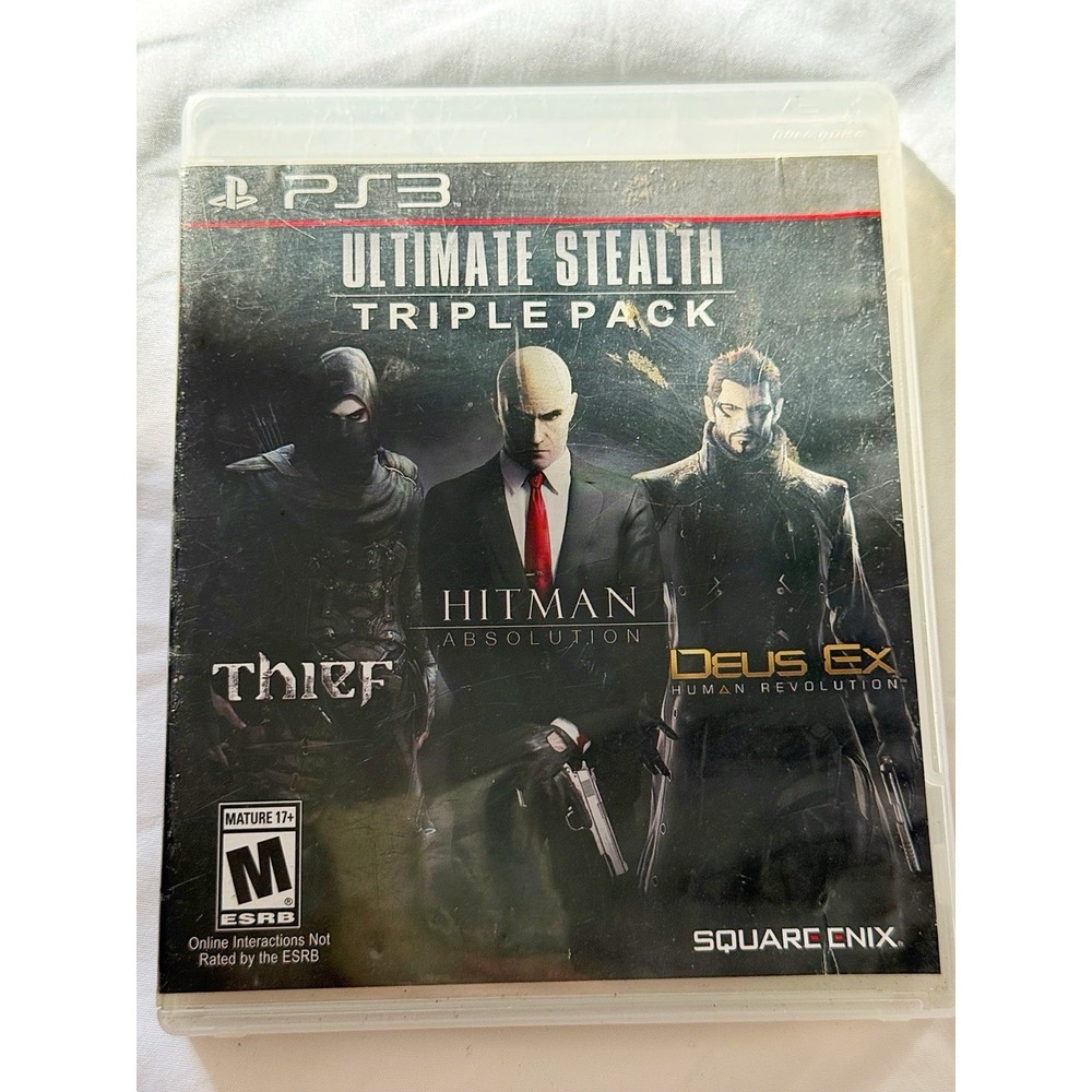 PS3 Ultimate Stealth Triple Pack 2014 Game Mature‎ Rating